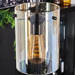 Suspension - Verre Parane Ambre, 3 lumières