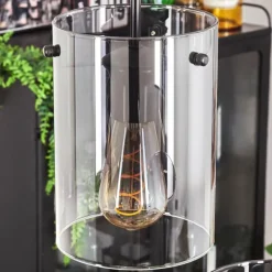 Suspension - Verre Parane Clair, Fumé, 3 lumières