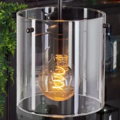Suspension - Verre Parane Clair, Fumé, 3 lumières