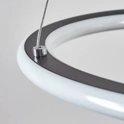 Suspension Zibreira LED Noir, 1 lumière, Télécommandes