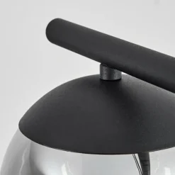 Suspension Agropoli Noir, 4 lumières