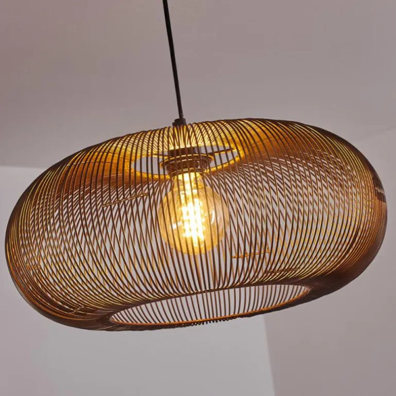 Suspension Agueda Noir, 2 lumières