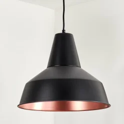 Suspension Aigle Noir, 1 lumière
