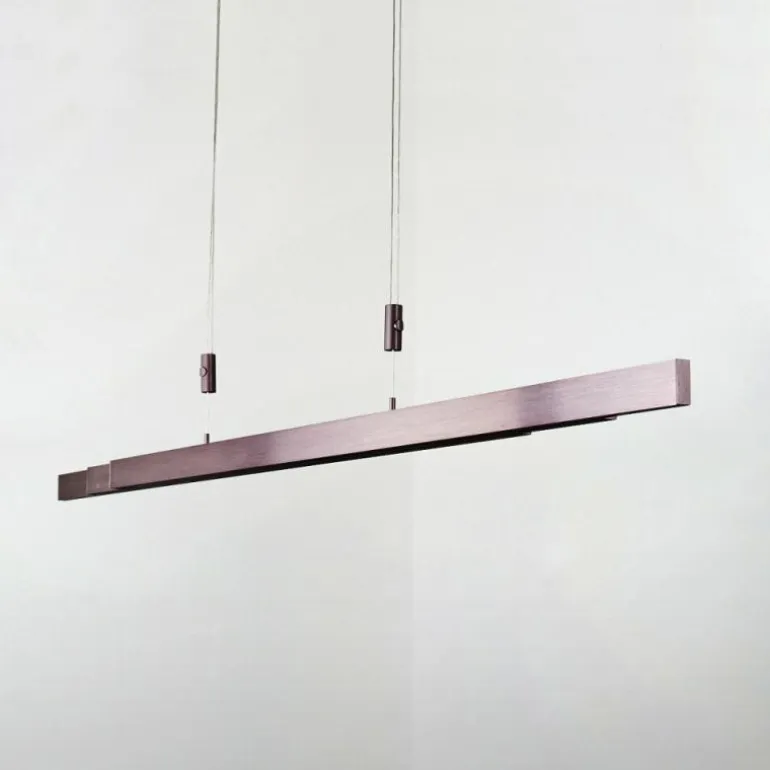 Suspension Airolo LED Brun, 3 lumières