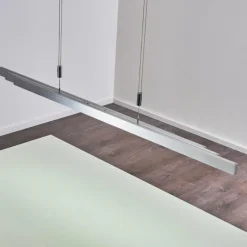 Suspension Airolo LED Chrome, Nickel mat, 3 lumières