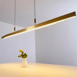 Suspension Airolo LED Laiton, 3 lumières