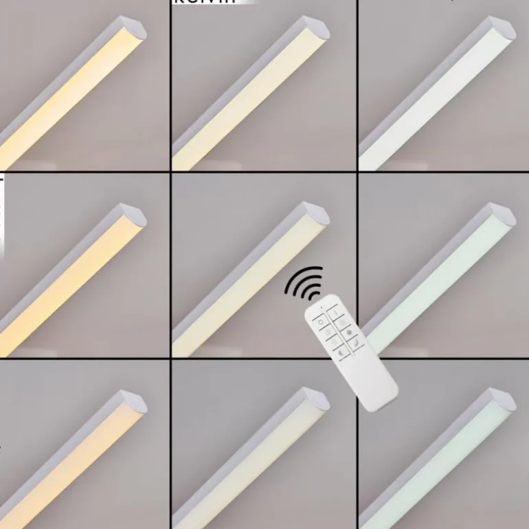Suspension Alelua LED Blanc, 1 lumière, Télécommandes
