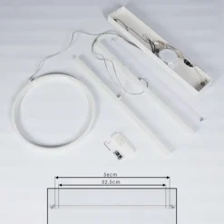 Suspension Alelua LED Blanc, 1 lumière, Télécommandes
