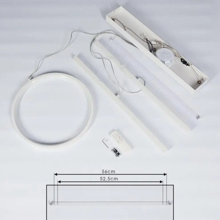 Suspension Alelua LED Blanc, 1 lumière, Télécommandes
