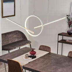 Suspension Alelua LED Blanc, 1 lumière, Télécommandes