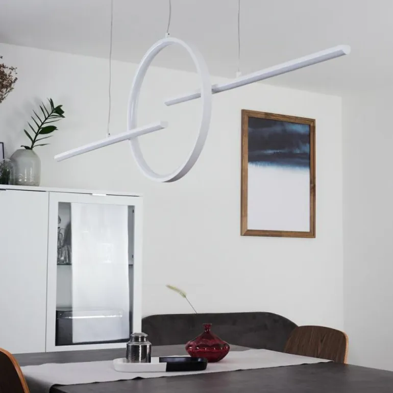 Suspension Alelua LED Blanc, 1 lumière, Télécommandes