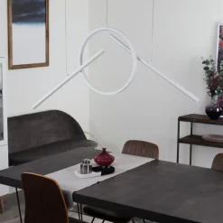 Suspension Alelua LED Blanc, 1 lumière, Télécommandes