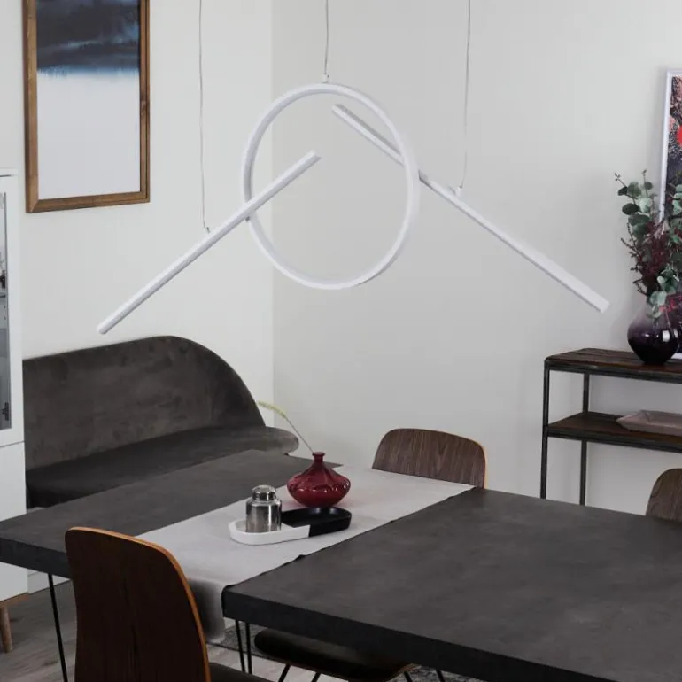 Suspension Alelua LED Blanc, 1 lumière, Télécommandes