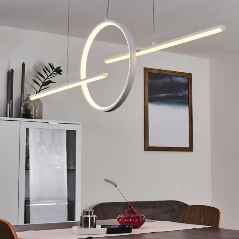 Suspension Alelua LED Blanc, 1 lumière, Télécommandes