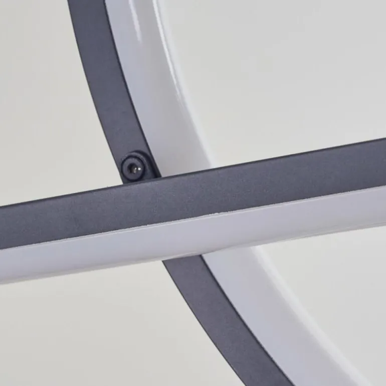 Suspension Alelua LED Gris, 1 lumière, Télécommandes