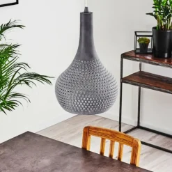 Suspension Alenhoven Gris, 1 lumière