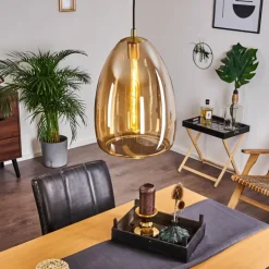 Suspension Alvares Bronze, 1 lumière