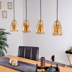 Suspension Alvares Laiton, 4 lumières