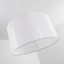 Suspension Antalya Blanc, 1 lumière