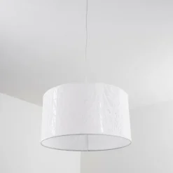 Suspension Antalya Blanc, 1 lumière