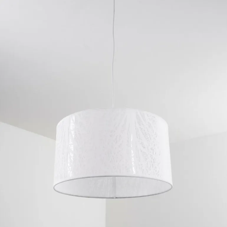 Suspension Antalya Blanc, 1 lumière