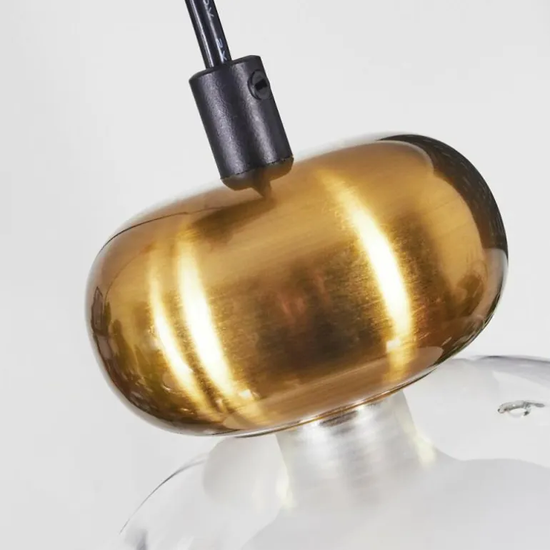 Suspension Arusi Bronze, Noir, 5 lumières