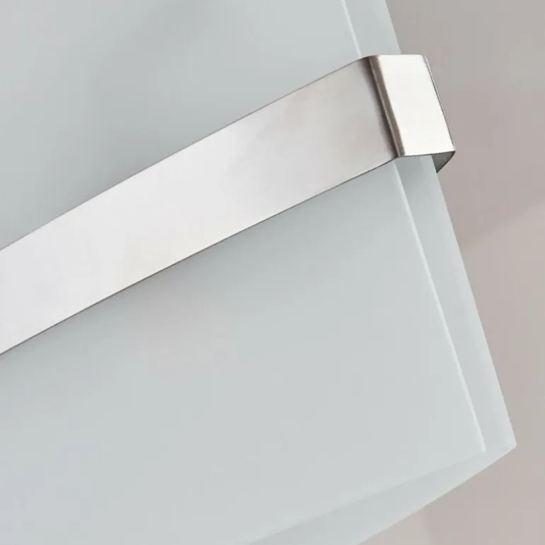 Suspension Avellino Acier inoxydable, Blanc, 3 lumières