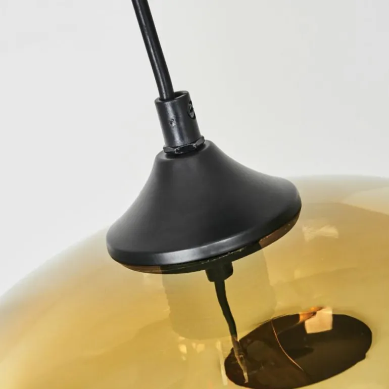 Suspension Avonlea Noir, 3 lumières