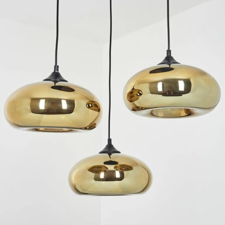 Suspension Avonlea Noir, 3 lumières