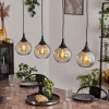 Suspension Azurara Noir, 4 lumières