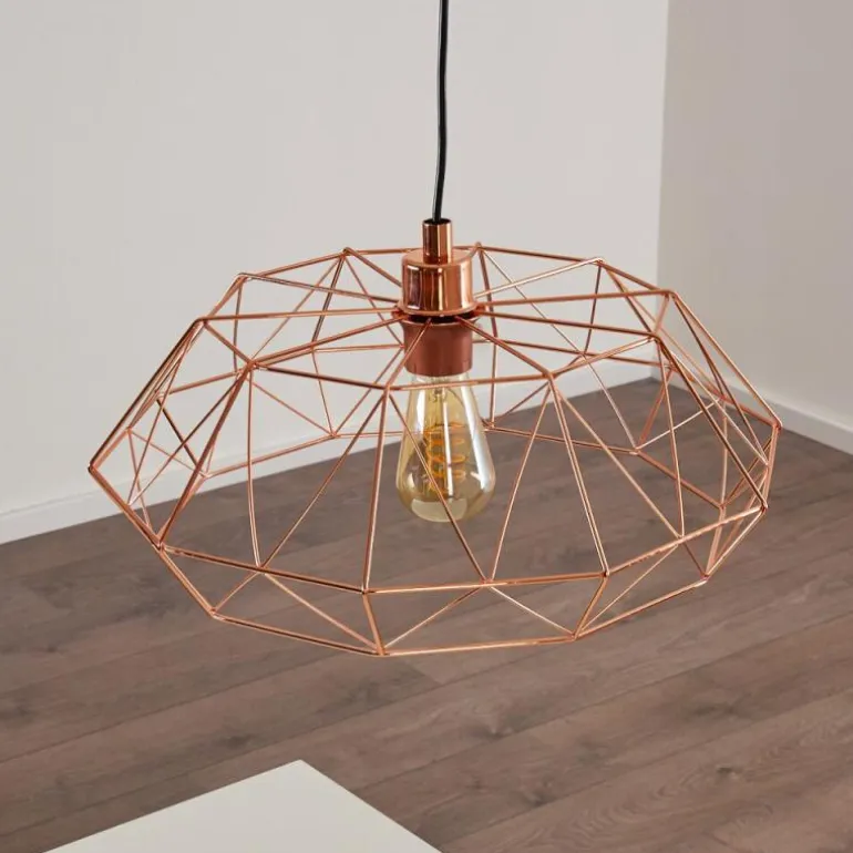 Suspension Badalucco Cuivre, 1 lumière