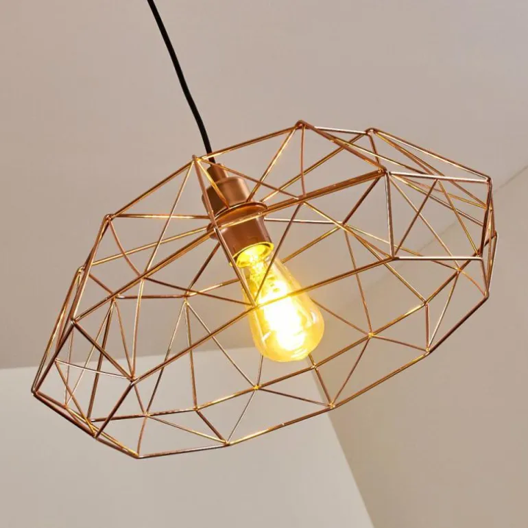 Suspension Badalucco Cuivre, 1 lumière