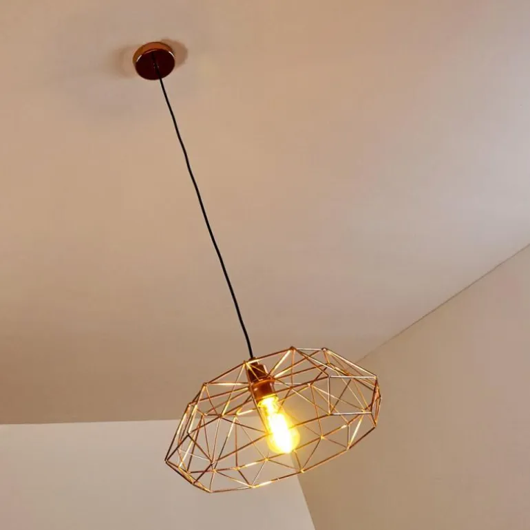 Suspension Badalucco Cuivre, 1 lumière