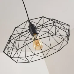 Suspension Badalucco Noir, 1 lumière