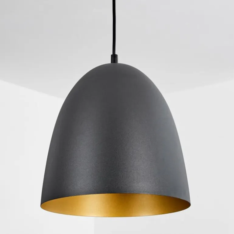 Suspension Bakou Noir, 1 lumière