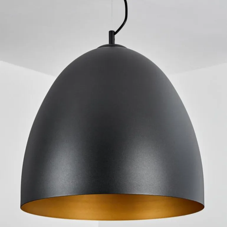 Suspension Bakou Noir, 1 lumière