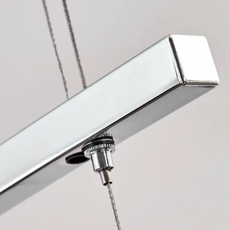 Suspension Balcairn LED Chrome, 4 lumières
