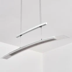 Suspension Balcairn LED Chrome, 4 lumières