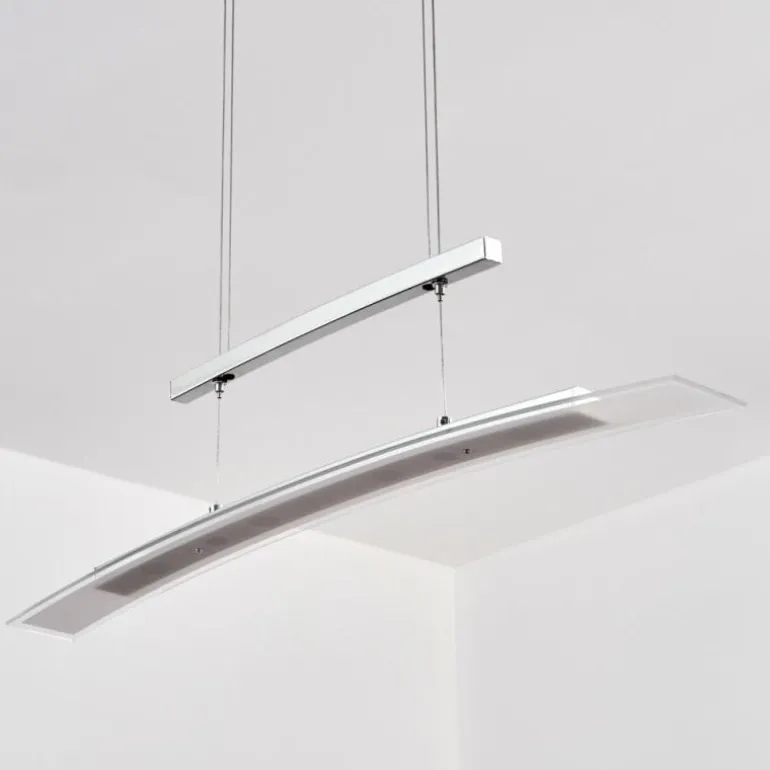 Suspension Balcairn LED Chrome, 4 lumières