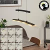 Suspension Balcairn LED Noir, 4 lumières