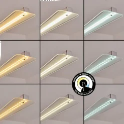 Suspension Barrud LED Argenté, 1 lumière