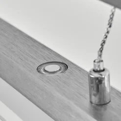 Suspension Barrud LED Argenté, 1 lumière