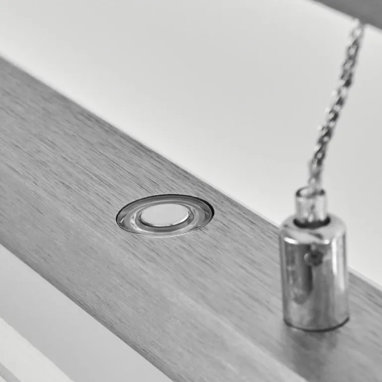 Suspension Barrud LED Argenté, 1 lumière