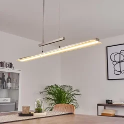 Suspension Barrud LED Argenté, 1 lumière