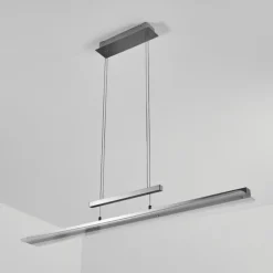 Suspension Barrud LED Argenté, 1 lumière