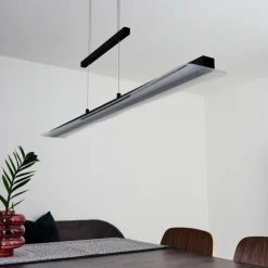 Suspension Barrud LED Noir, 1 lumière