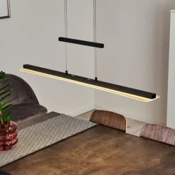 Suspension Barrud LED Noir, 1 lumière