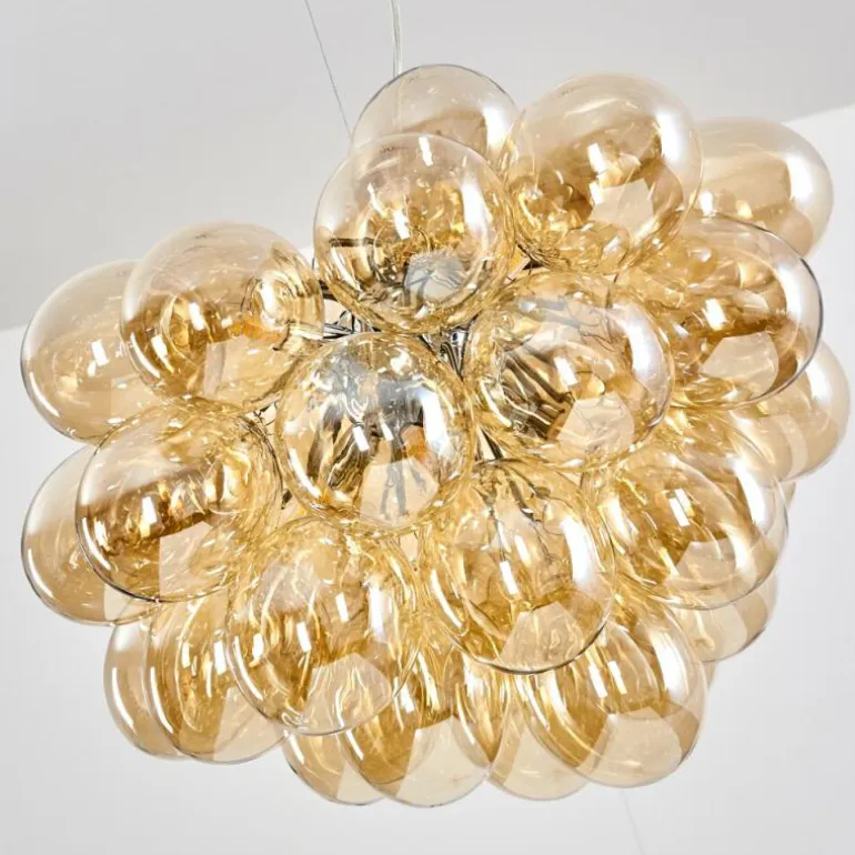 Suspension Barstow Chrome, 8 lumières