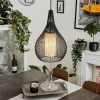 Suspension Barthoid Noir, 1 lumière