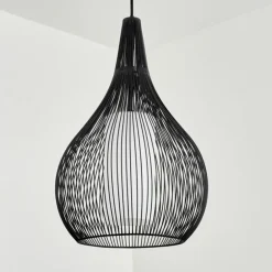Suspension Barthoid Noir, 1 lumière